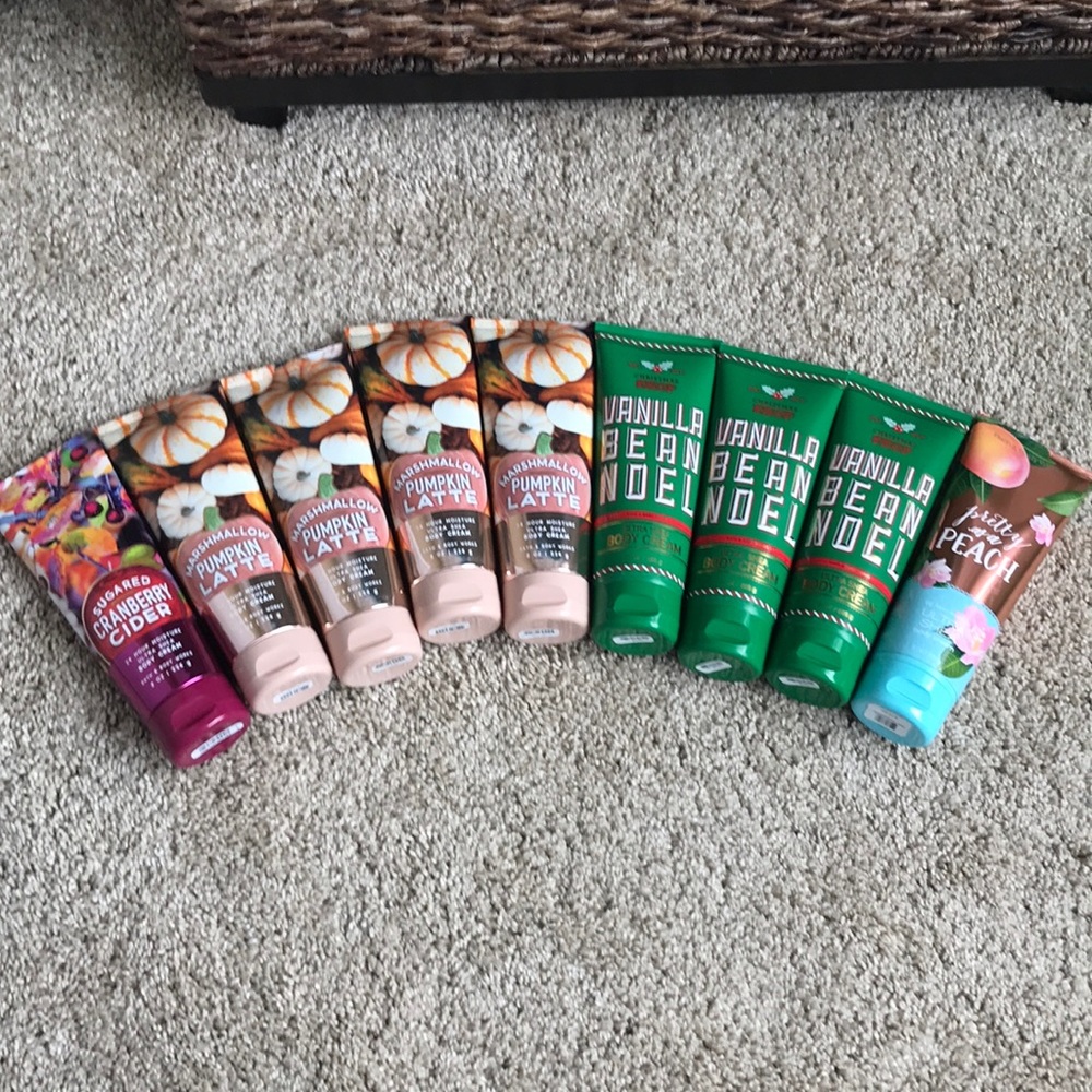 Lot of 9 Bath and Body Works Ultra Shea Body Cream